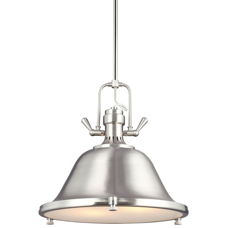 Chiaramonte 2 - Light Pendant, Fluorescent, Brushed Nickel