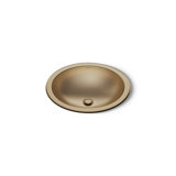 Bachata®20" Oval Drop-In/Undermount Bathroom Sink, No Overflow