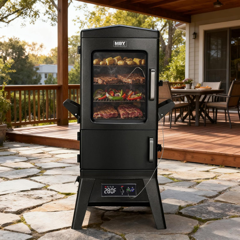 Large Vertical Electric Smoker Grill