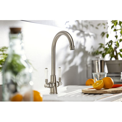 Abode Keswick Traditional Dual Handle Monobloc Tap