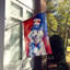 Drapeau patriotique de la maison américaine-112698774