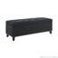 Banc de rangement avec repose-pieds 47,5 po avec charnière en tissu et charnière de sécurité-368047970