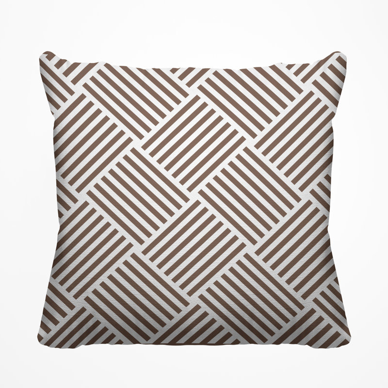 Housse et insert de coussin extérieur Langley, H 17 po x l 17 po, Taupe