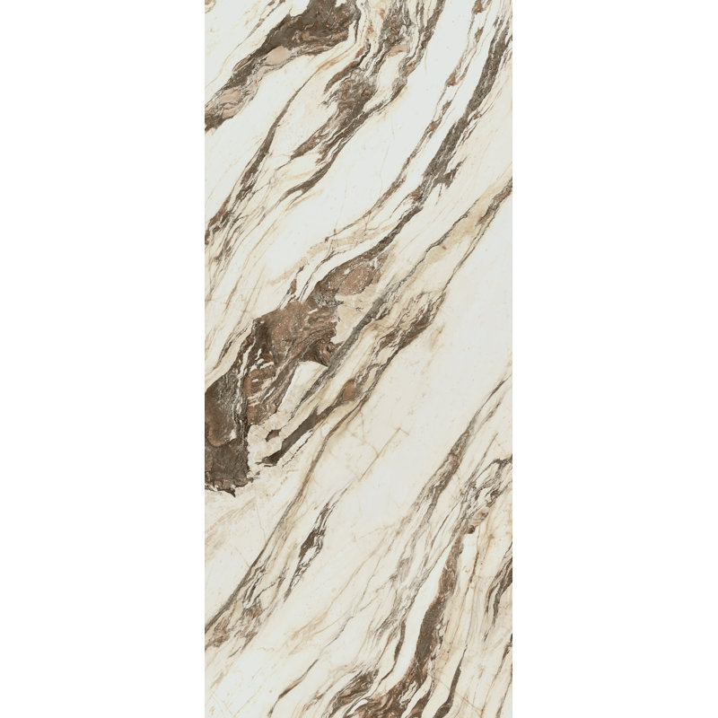 Carreau de porcelaine polie rouge JEM pour plancher et mur (48 po x 110 po)