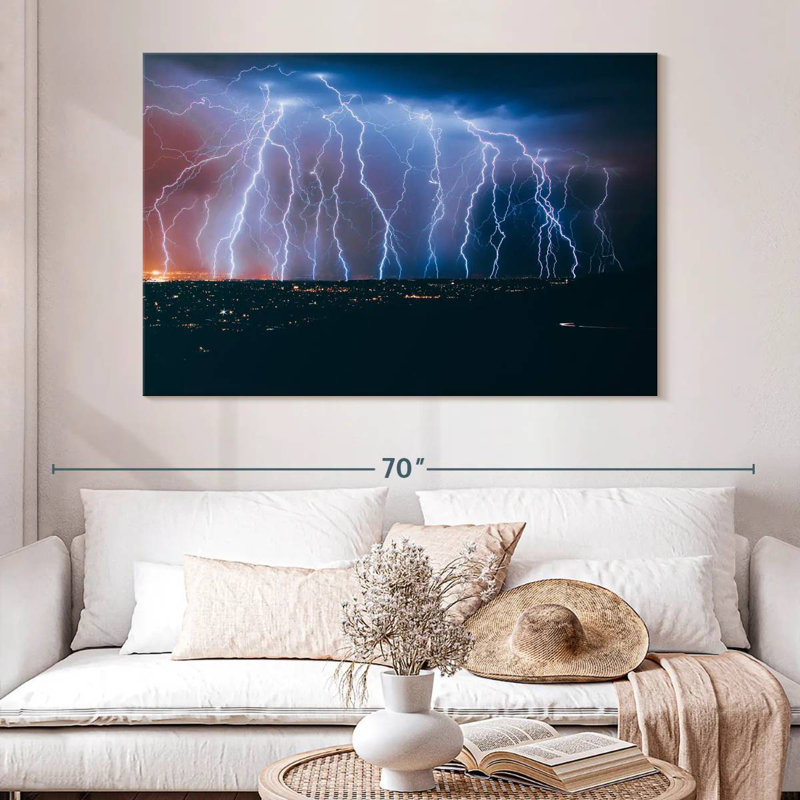 Alvord Lightning Strikes, 34" H x 51" W