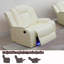 Fauteuil inclinable en cuir respirant-987868315