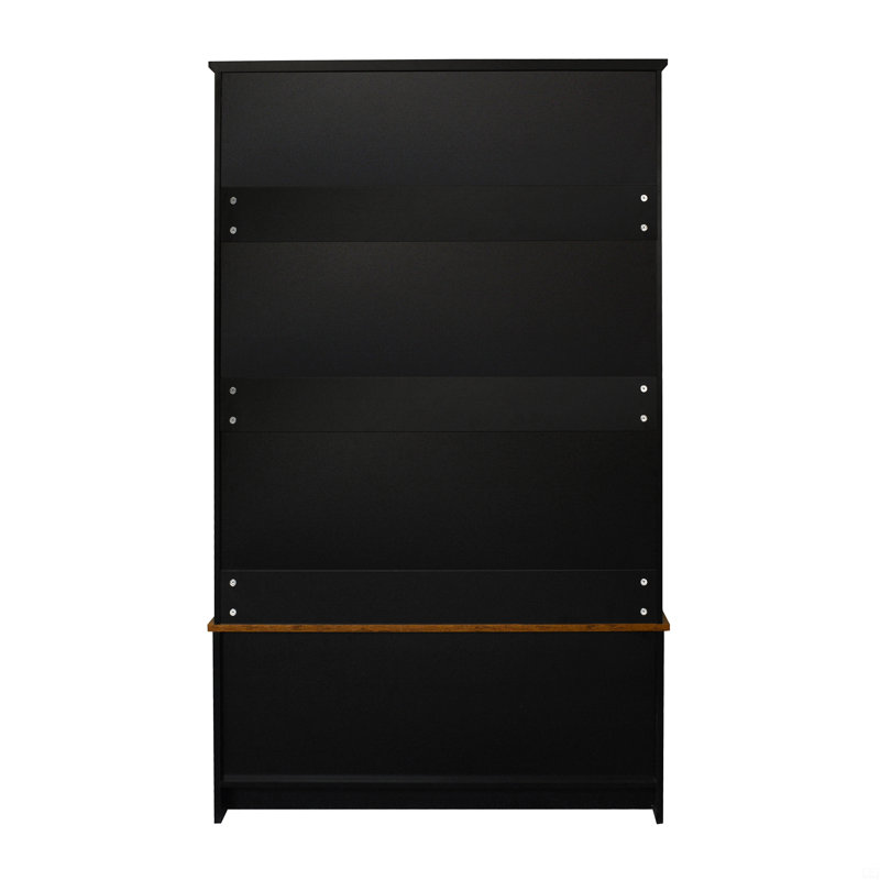Hall Tree With Entryway Bench, 3 Shelves And Drawers, 40.2'' Wide Hall Tree With Storage Bench, Black