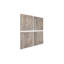 4 Piece Wood Wall Décor Set in Grey