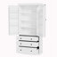 Armoire de rangement avec 3 tablettes réglables-199525428