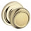 Traditional Keyed Door Knob with Traditional Round Rose