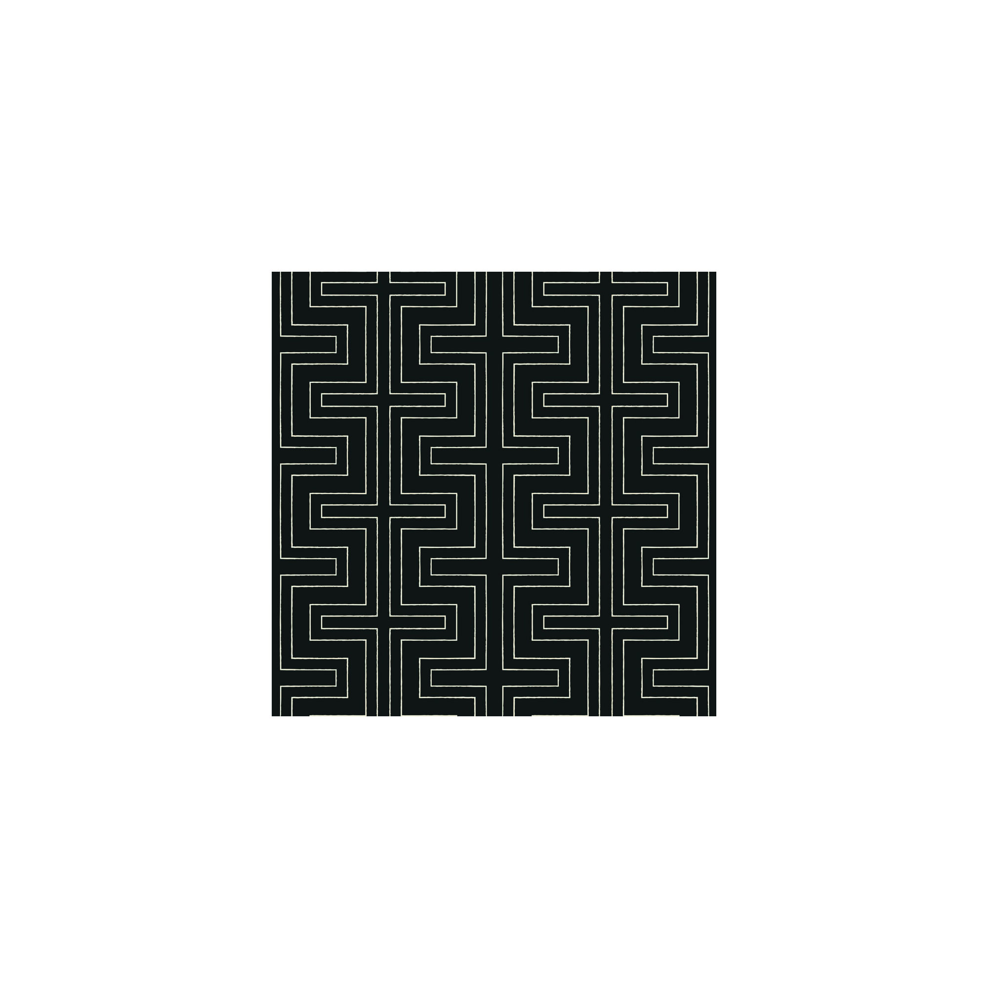 Halsted Modern Geometric Peel & Stick Wallpaper, Self-adhesive, Onyx