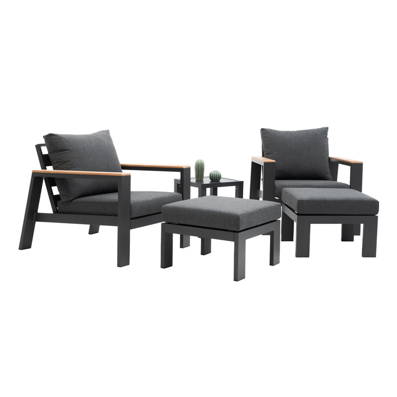 2 - Person Patio Conversation Set with Cushions