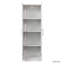4 Storages High Wardrobe And Kitchen Cabinet, White, 2 Doors, 3 Partitions, 15mm Particle Board, Marvellous White Cabinet For Kitchen, Storages, Structure