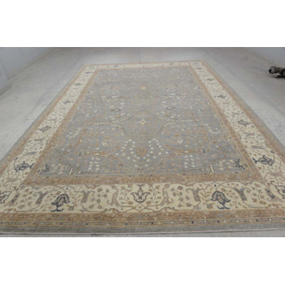 Transitional One-of-a-Kind Rectangle 9'9" X 13'10" Wool Area Rug