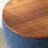Round Storage Ottoman, 2 In 1 Function, Work As End Table And Ottoman