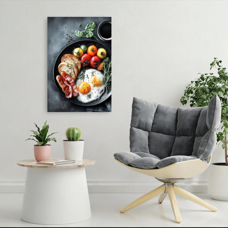 Art mural contemporain cerise, 36" H x 24" W