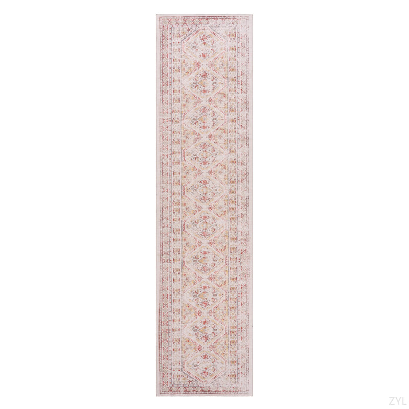 LOOM & LUXE 2'6''X10' Runner, Washable Rug, Low-Pile, Non-Slip, Non-Shedding, Foldable, Kid & Pet Friendly - Area Rugs For Living Room, Bedroom, Kitchen Rug
