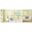 Lit double en bois pleine grandeur avec clôture, porte blanche-130040619-130040620