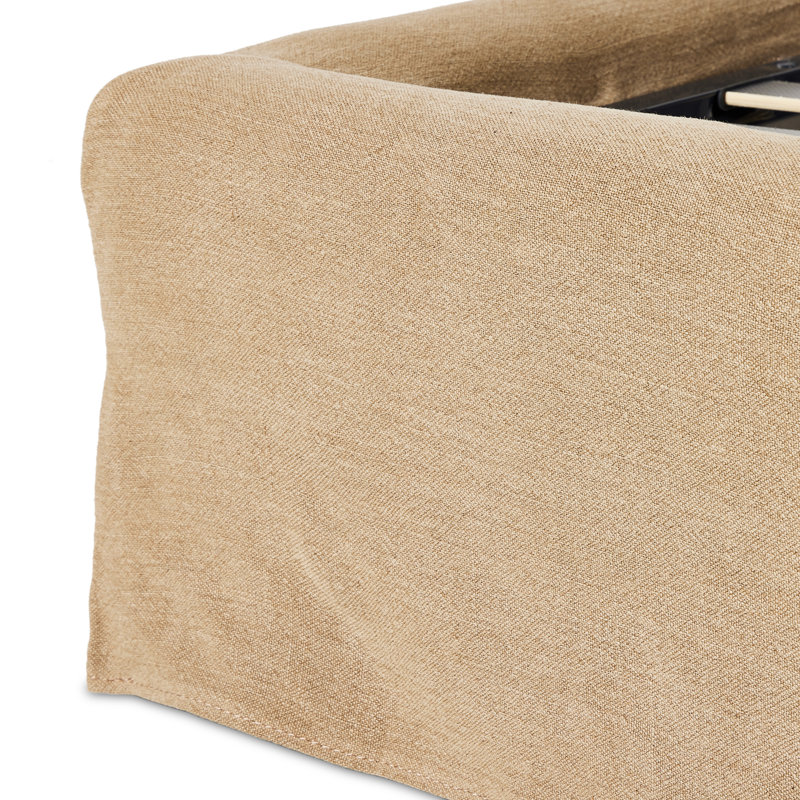 Meryl Upholstered Bed, Queen, Broadway Canvas