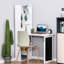 Bureau de bureau mural pliable avec tableau noir et tablette latérale pliable