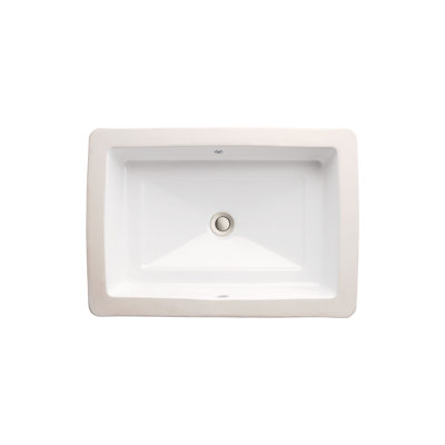 Pop Petite Rectangle Under Counter Bathroom Sink