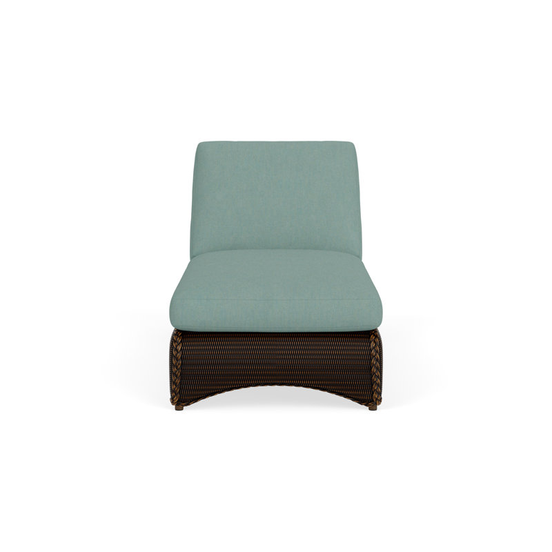 Loom Outdoor Chaise Lounge, Mink, Fife Sahara