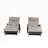 Outdoor Wicker Long Reclining Chair Set of 2 with Cushions-1893226356
