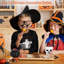 Ensemble de 12 mini seaux à chaudrons d'Halloween