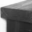 Console simple en bois massif noir-229453060