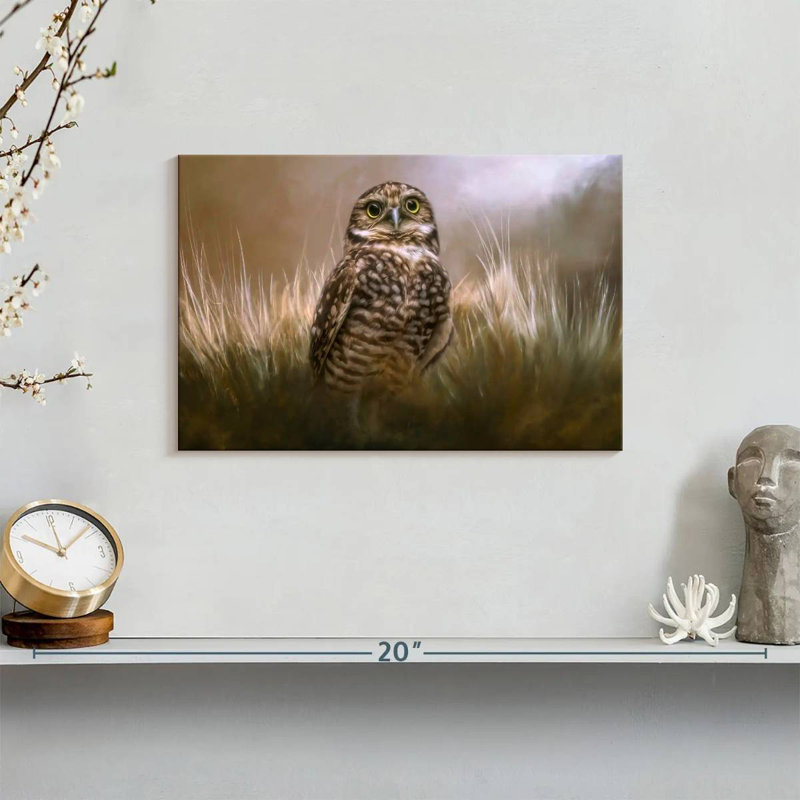 Brampt Owl Be Seeing You, 8" H x 12" W