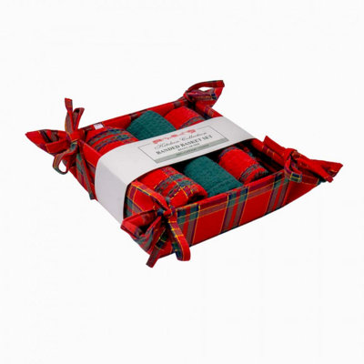 Cotton Waffle Kitchen Towel Linen Set