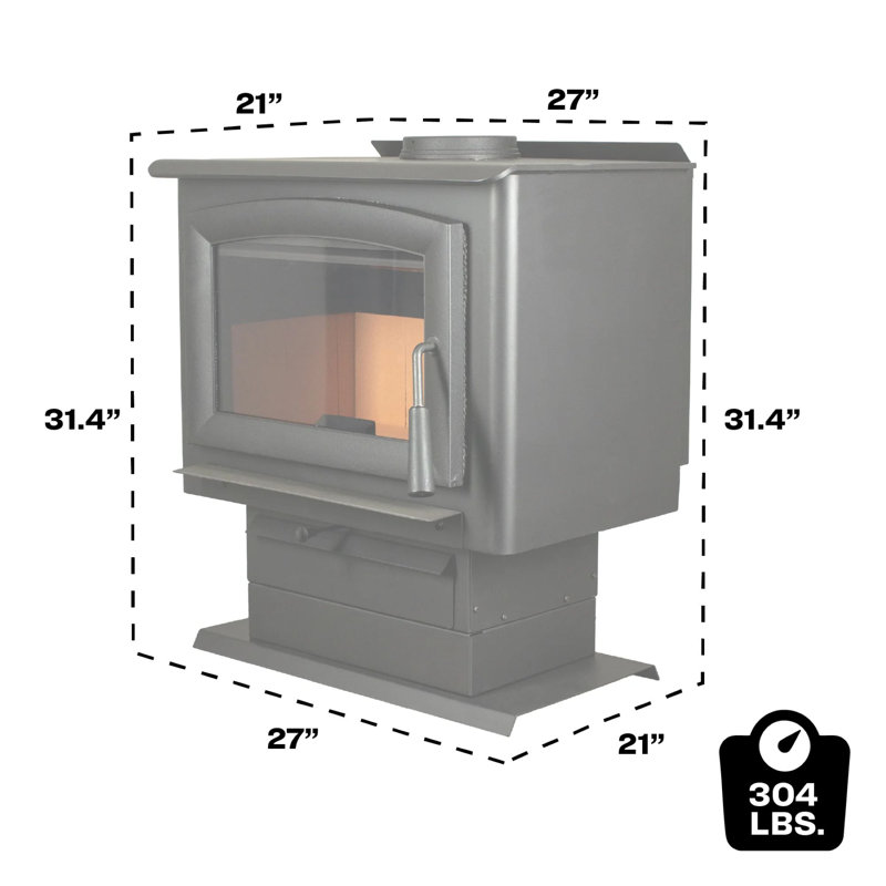 Us Stove 2,000 Sq. Ft. Wood Stove