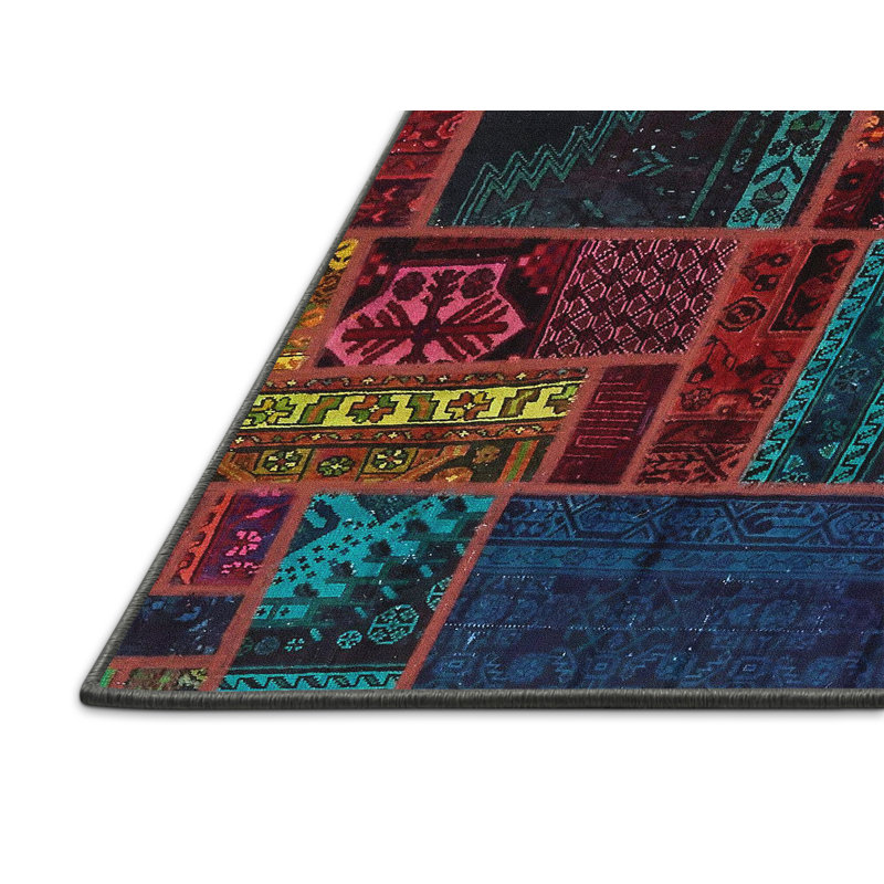 Tapis abstrait 5649, Rectangle 8 pi x 10 pi
