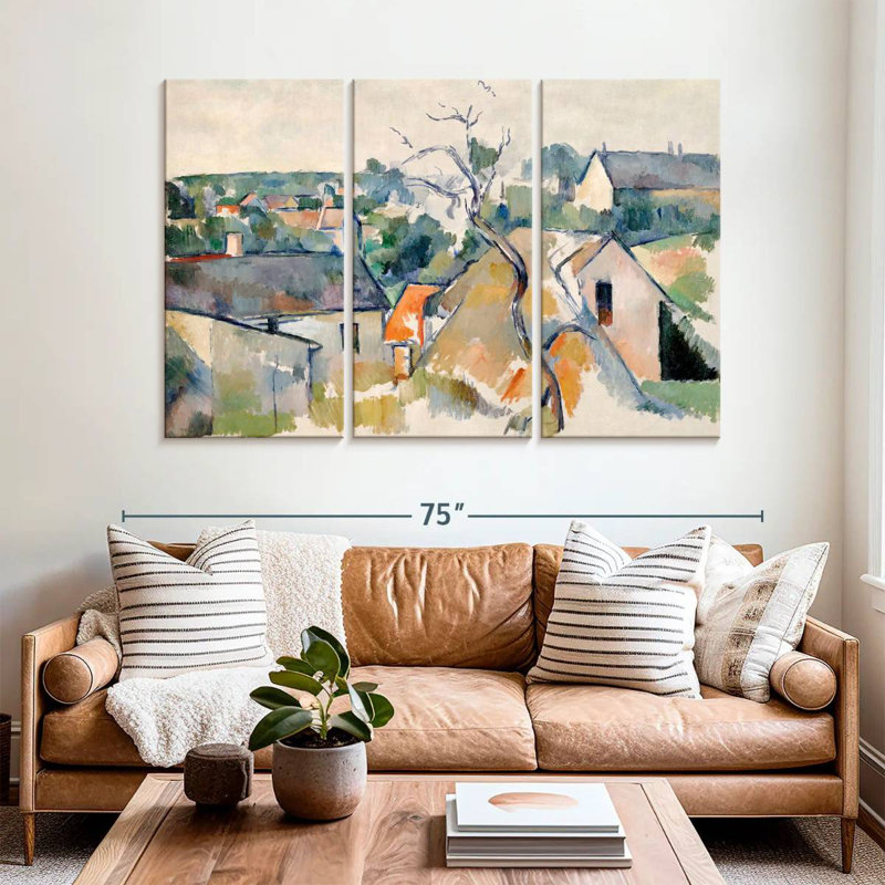 Avery Rooftops, 42" H x 65" W