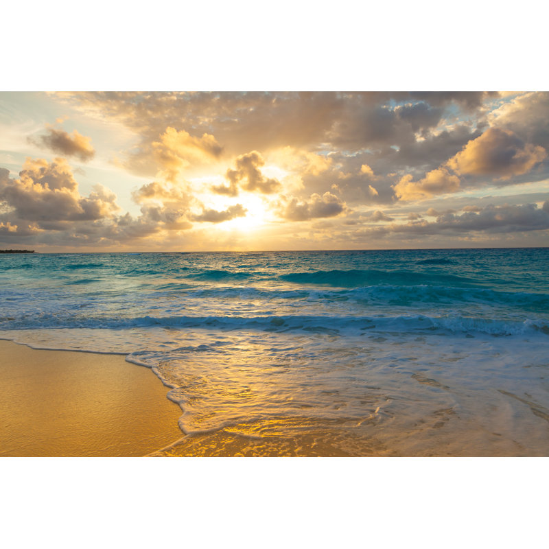 Tropical Island by Shutterworx - No Frame Print on Canvas, 61cm H x 91cm W