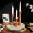 9'' H Wood Tabletop Candlestick-989880351