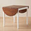 Table de salle à manger pliante en bois massif LifeSky : table gain de place en 3 tailles pour petits espaces – 43 % d’espace en plus pour 2 à 6 personnes – table de cuisine ovale extensible pour appartements et bureaux à domicile
