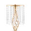 10PCS 55cm / 21,65 Vase en cristal pour mariage
