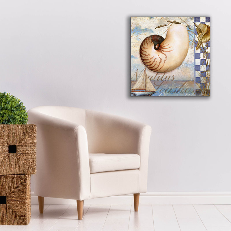 «Shell Dreams 2» par Art Licensing Studio, art mural sur toile, H 26 po x l 26 po