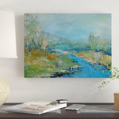 " River Painting " by Marietta Cohen Art And Design
