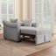 Fauteuil convertible en chenille Eloria-116844535