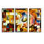 «Way Of Inner Paint», ensemble de 3 toiles abstraites encadrées-1715353519-1715353518