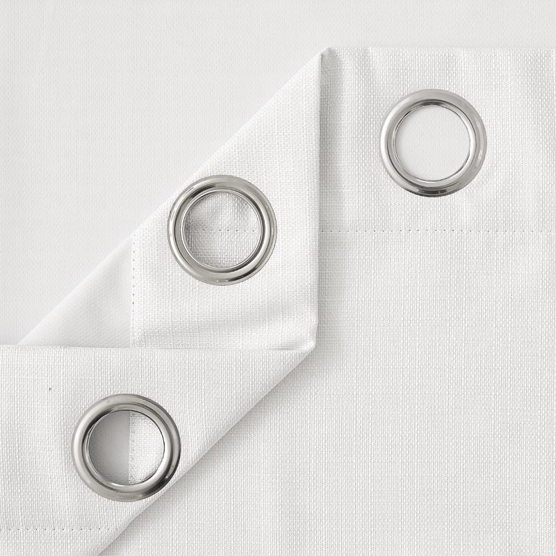 Penwortham Blackout Curtain Pair, 52" W x 72" L, White