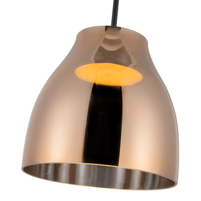 Luminaire suspendu 1 lumière Trinity, Cuivre