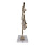 Sculpture Modern Dancer - objet décoratif et statue élégante pour décorations de salon et de maison - 17 po, or