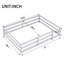 Lit double en bois pour plancher-139029622-139029627