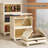 19.69" Side Wide Folding Storage Cabinet