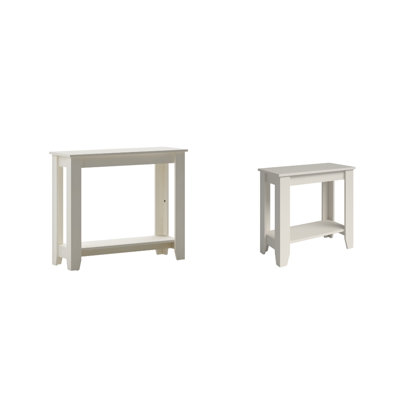 Weddel Basilico Transitional 2 Piece Living Room Table Set