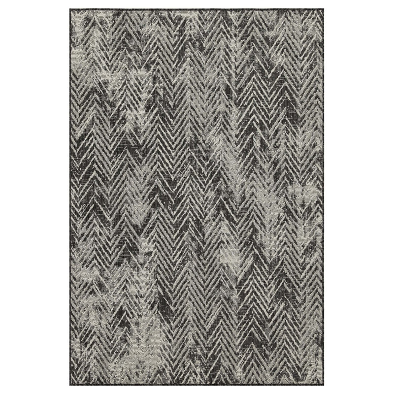 Tapis intérieur / extérieur 2 pi 7 po x 7 pi 3 po Sunshine Anthracite
