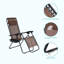 Fauteuil inclinable 2 pièces pour fauteuil de patio inclinable sans gravité-1529145227